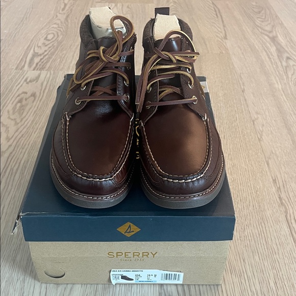 Sperry Men\'s Dark Brown Leather Boots main image 5